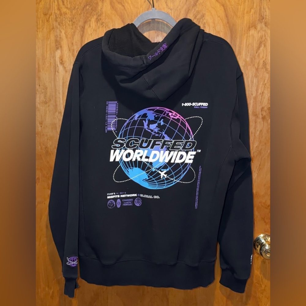 Scuffed Worldwide The Misfits Gradient Globe Hoodie